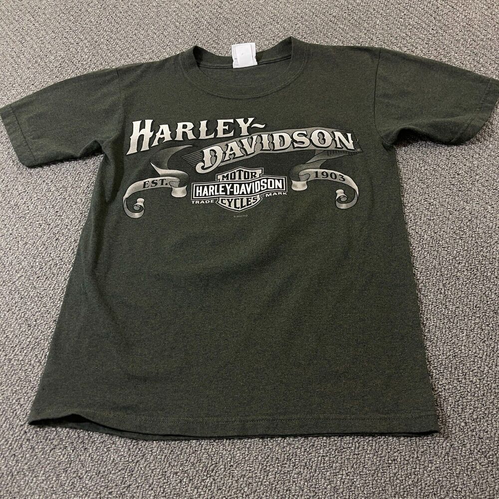 Vintage Harley Davidson T Shirt Mens S Graphic Sanford Florida Short Sleeve